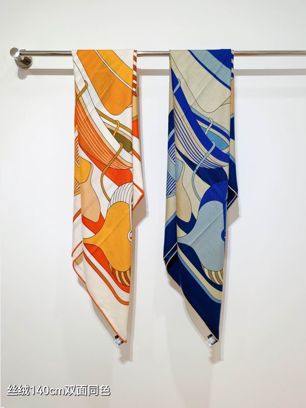Hermes 140X140cm 70%羊绒30%真丝 E081935
